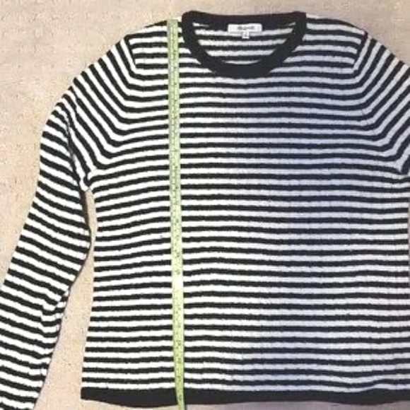 Madewell Women's Black and White  Pullover Sweater Size L - Picture 4 of 9